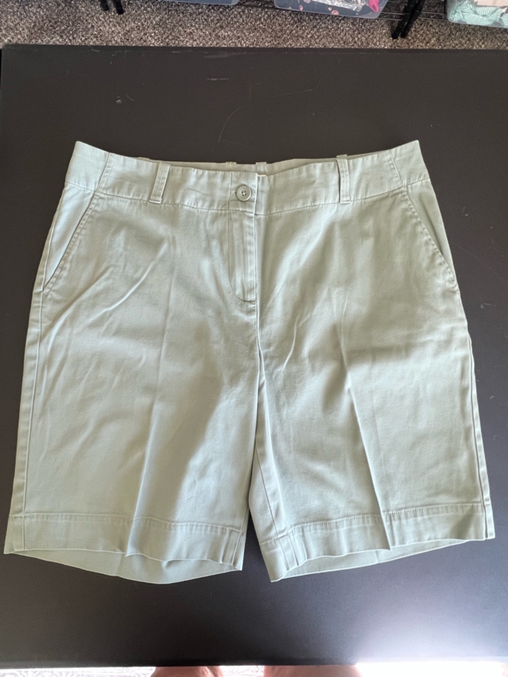 Talbots Sage Green Women's 8” Shorts Size 12